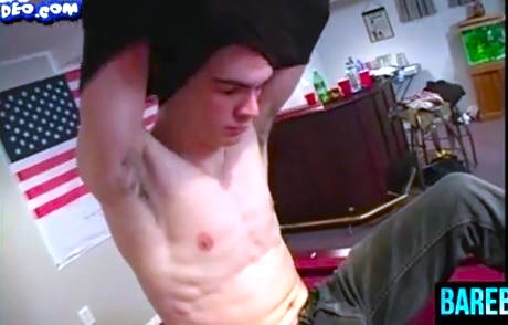 Teen Skater Shoots on a Pool Table