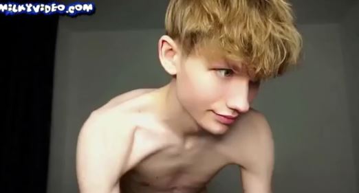 Jack off slim boy